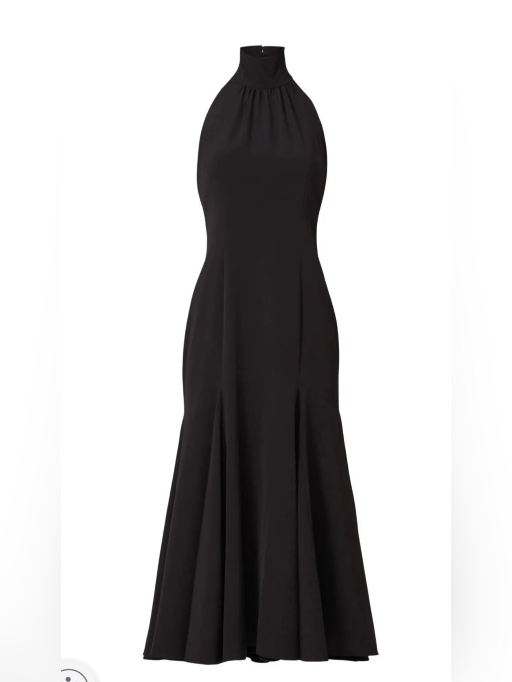 Milly Black Halter Maxi Gown